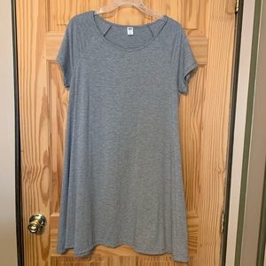 Grey jersey dress